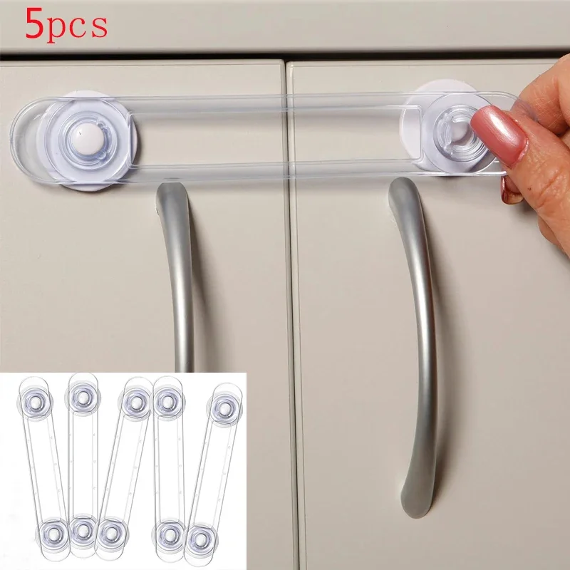 Medicine Cabinet Lock - 3/5pcs Multi-functional Baby Child Safety Lock