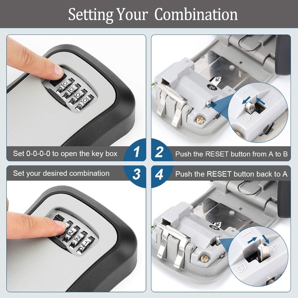 Key Safe Wall Mounted Waterpro - Lockbox Key Secure incelemesi ve fiyatı