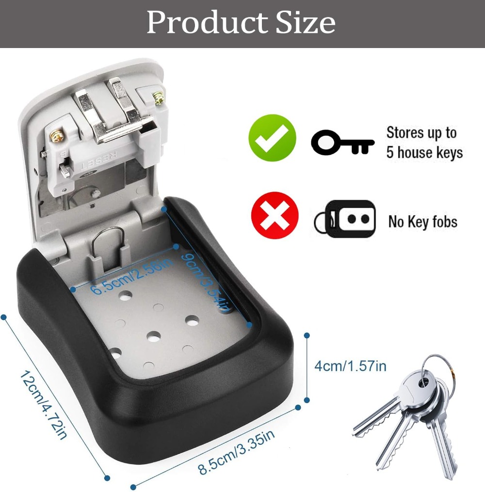 Key Safe Wall Mounted Waterpro - Lockbox Key Secure incelemesi ve fiyatı