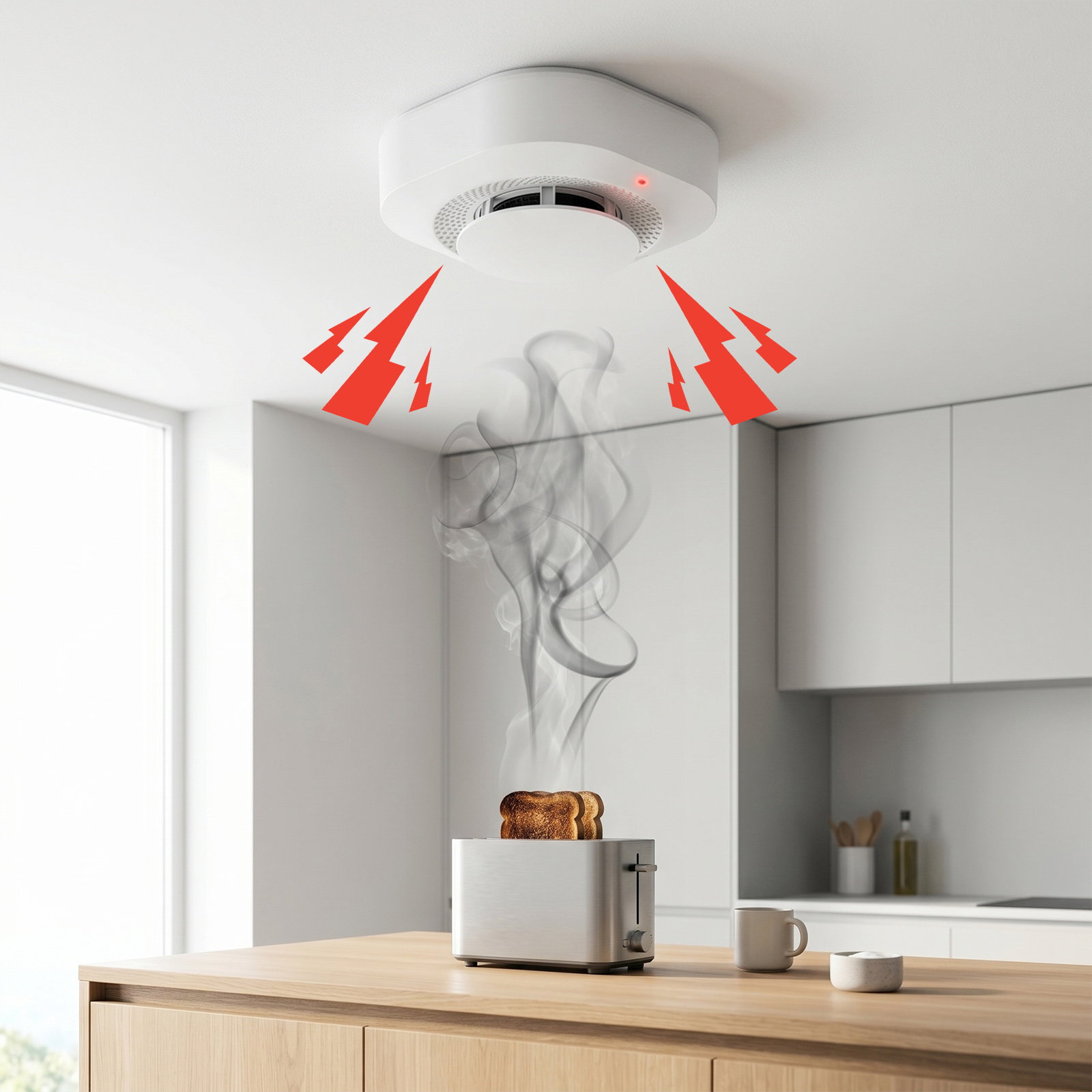 4 / 6 / 8 / 12 PCS Tuya Zigbee - Smoke Detector Interconnected incelemesi ve fiyatı