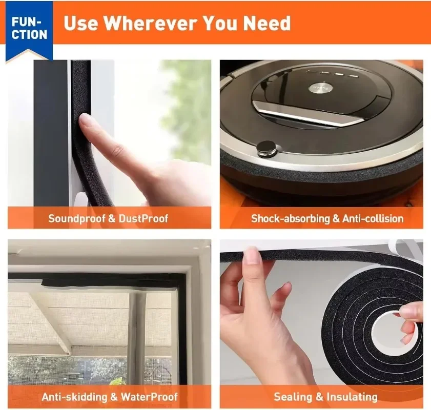 Thick Foam Window Sealing Stri - Window Lock Bar incelemesi ve fiyatı
