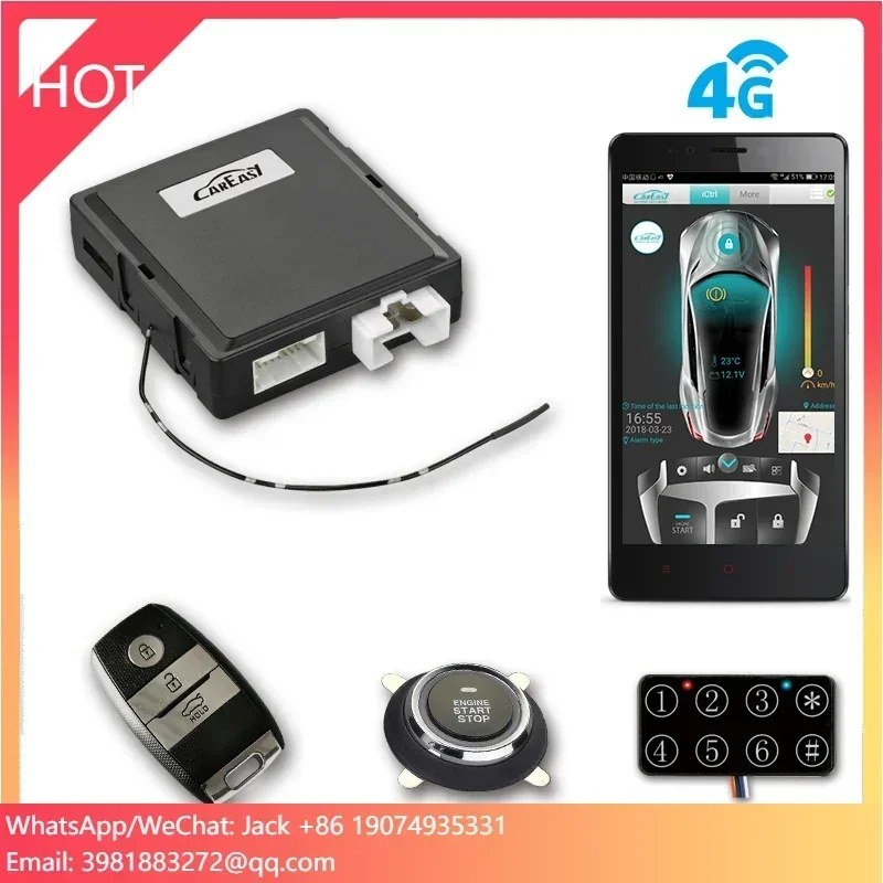 4G GPS/GSM Car Alarm PKE Keyle - Door Stop Alarm incelemesi ve fiyatı
