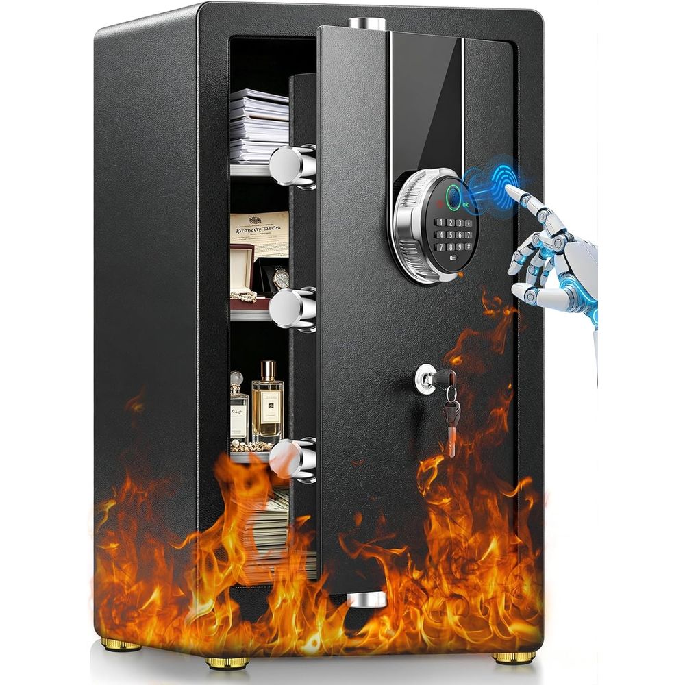 Large Biometric Safe with 35 M - Fire Safe Document incelemesi ve fiyatı