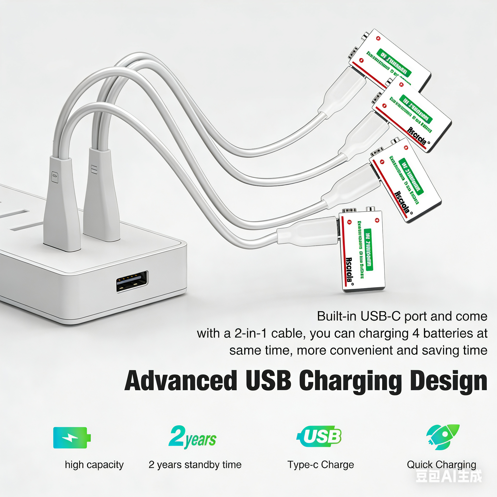 9V 21800mWh Rechargeable Lithi - Smoke Detector Interconnected incelemesi ve fiyatı