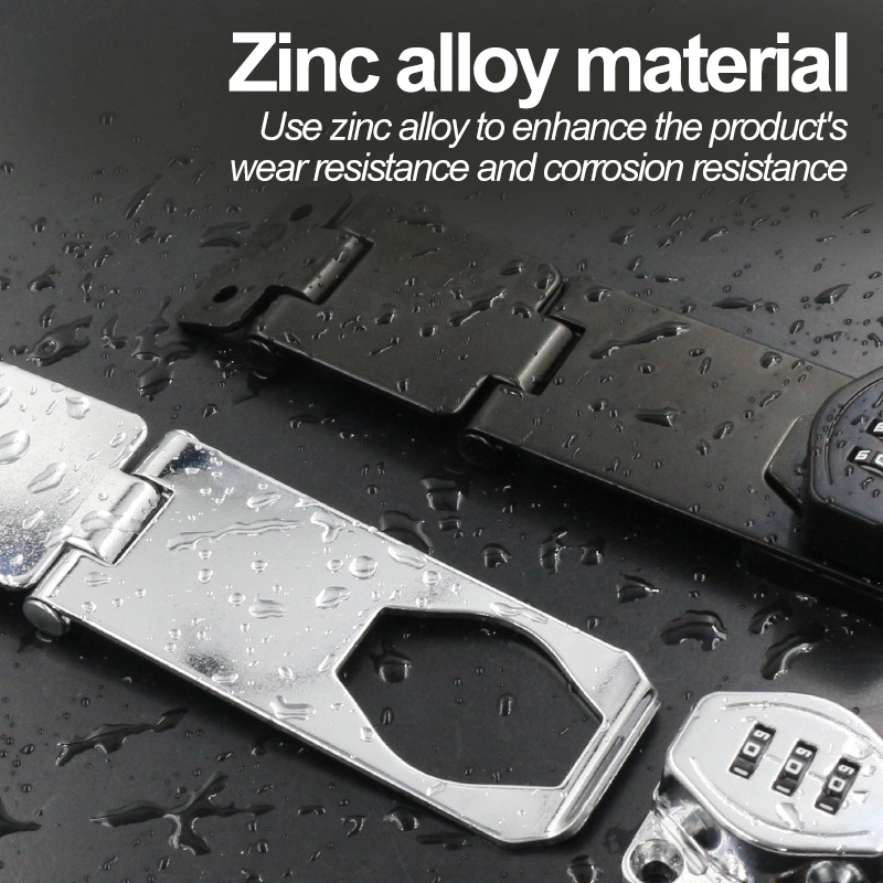 Black/Silver Zinc Alloy 3-digi - Medicine Cabinet Lock incelemesi ve fiyatı