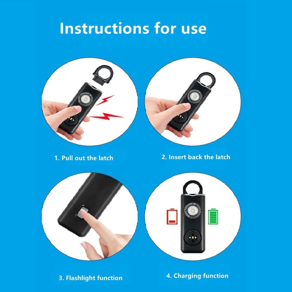 130 High DB Safe Sound Persona - Personal Alarm Keychain incelemesi ve fiyatı