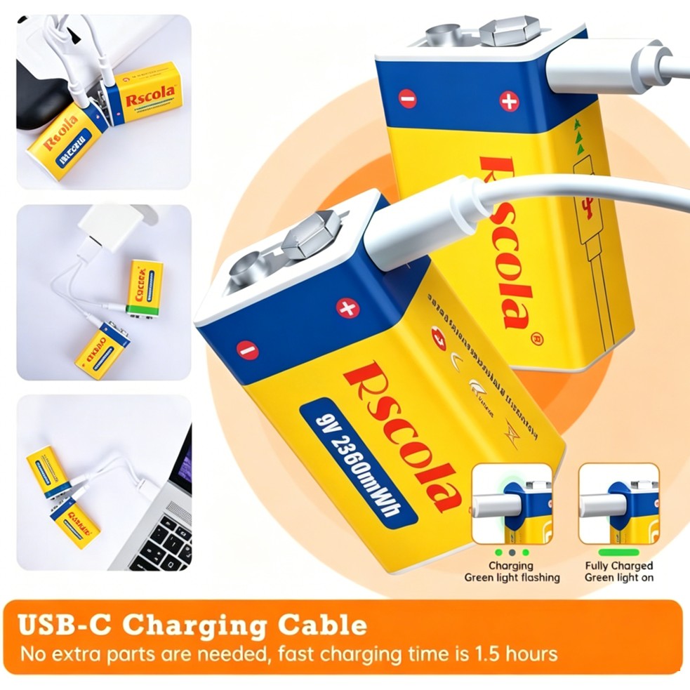Rechargeable 9V Battery, 23600 - Smoke Detector Interconnected incelemesi ve fiyatı