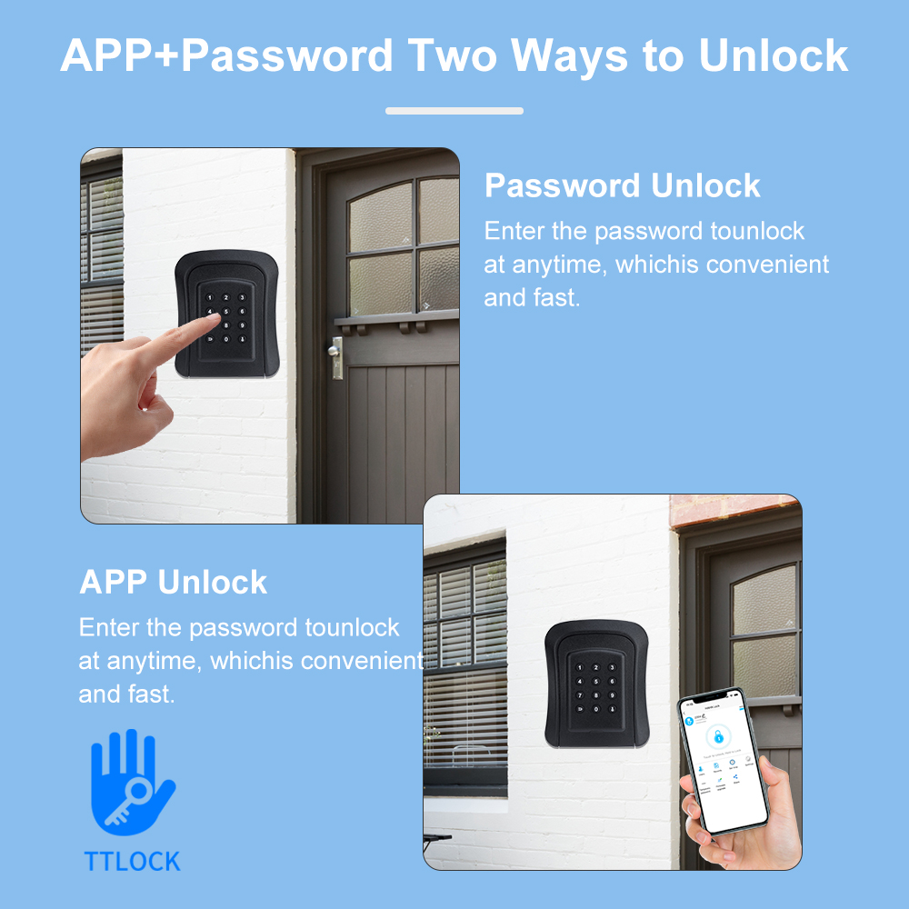 TTLock Wireless Key Box Waterp - Lockbox Key Secure incelemesi ve fiyatı