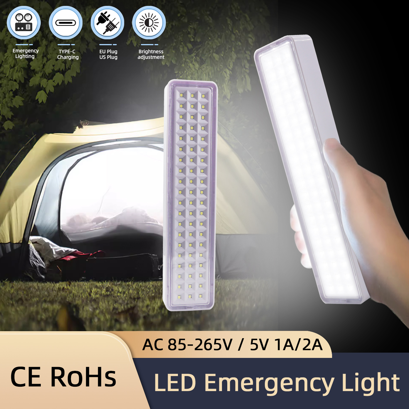 60LED Emergency Fire Fighting  - Power Outage Light incelemesi ve fiyatı