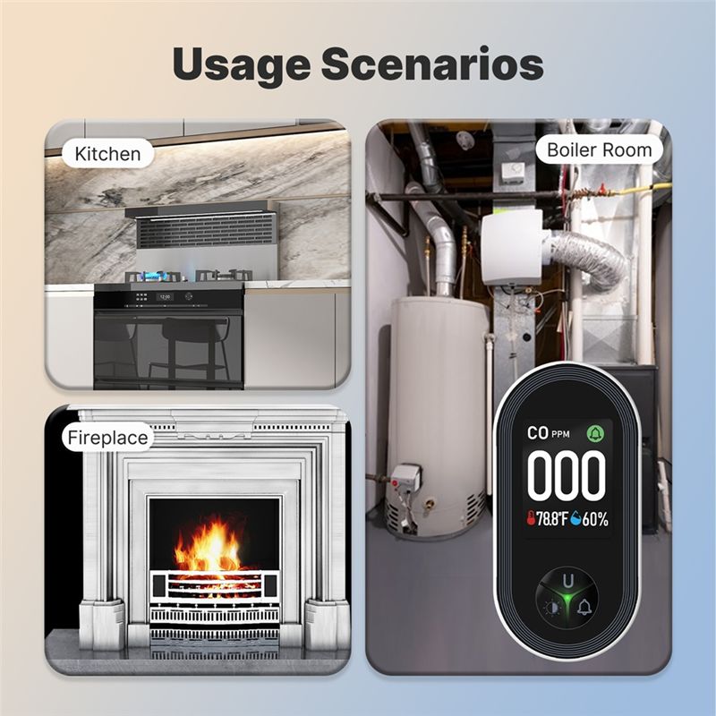 A93PHOT! Temperature Humidity  - Co Detector Plug incelemesi ve fiyatı