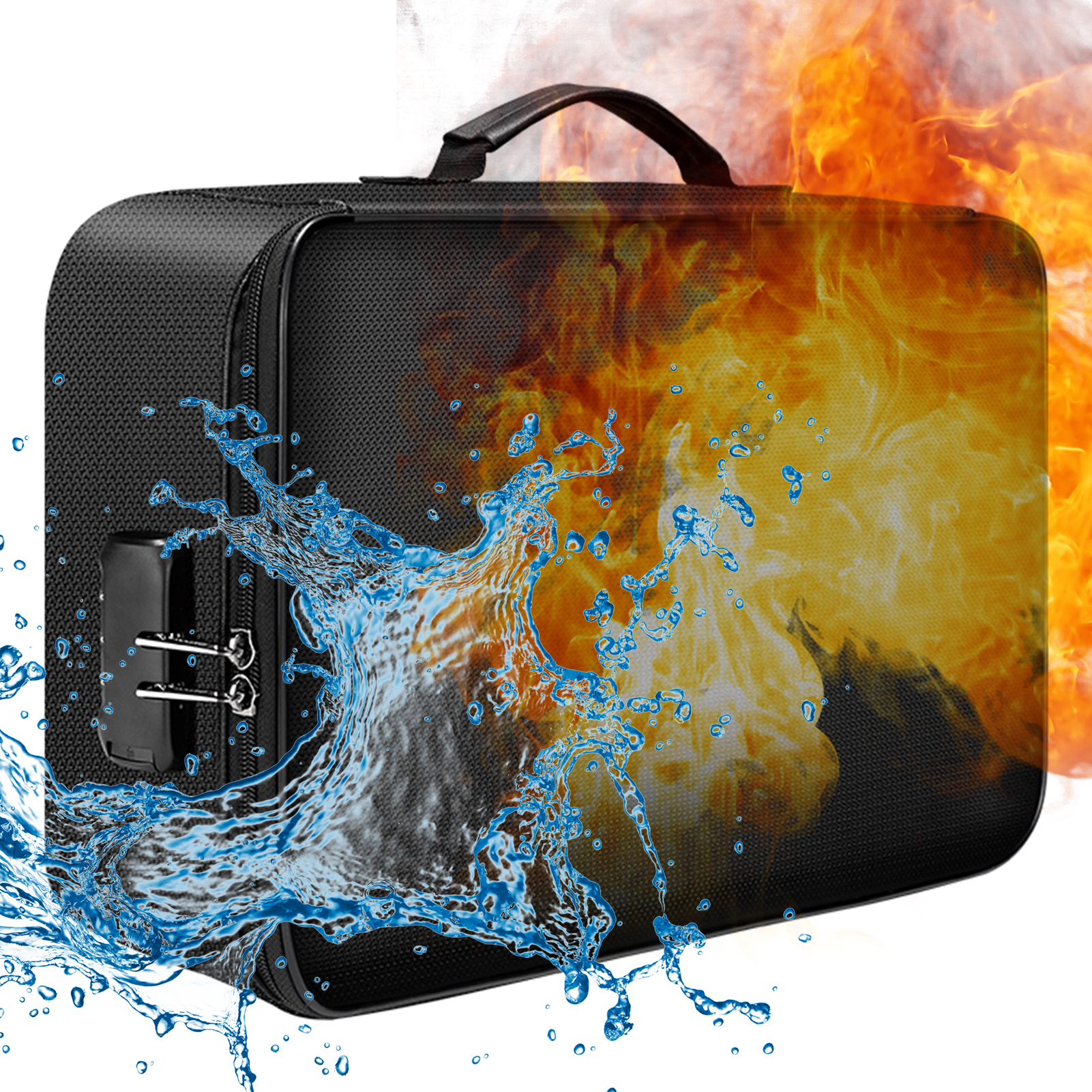 Fireproof Document Bag with Lo - Fire Safe Document incelemesi ve fiyatı