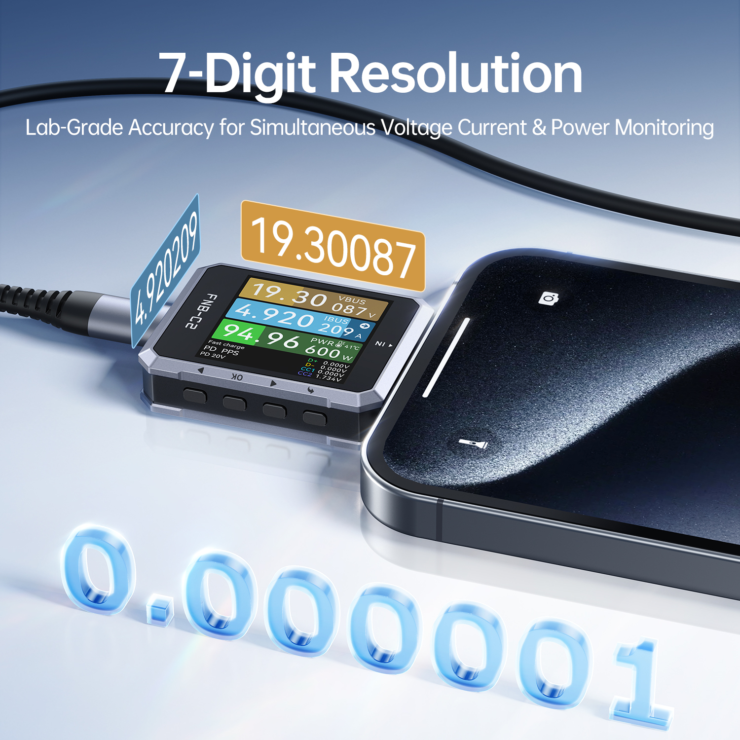 FNB-C2 USB Tester Type-C PD QC - Co Detector Plug incelemesi ve fiyatı