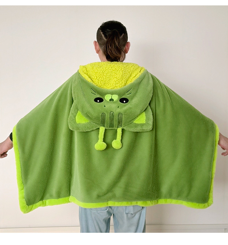 Cartoon Cute Alien Cat Hooded  - Fire Blanket Kitchen incelemesi ve fiyatı