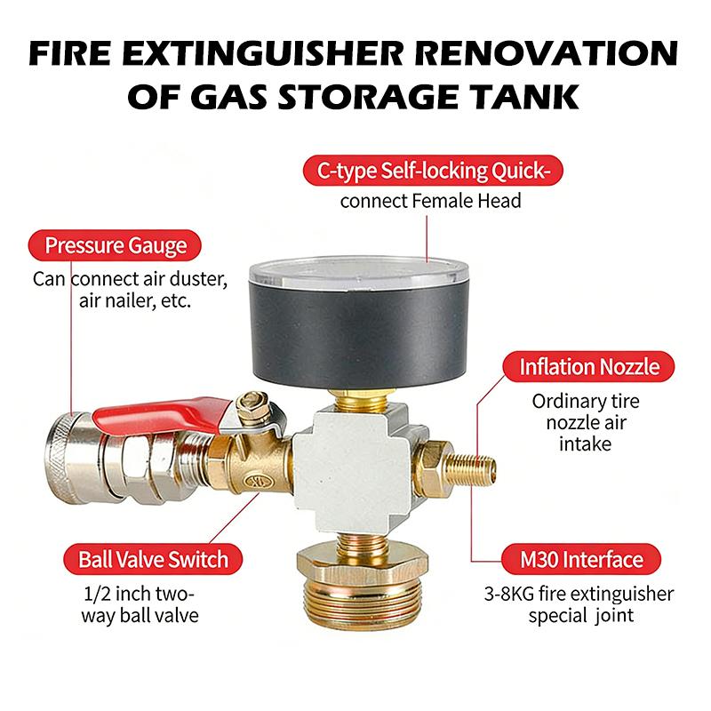 Air Pump Pressure Adapter Conv - Fire Extinguisher Small incelemesi ve fiyatı