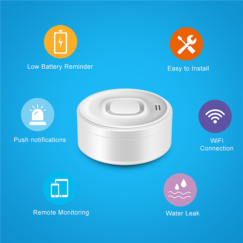 Smart WIFI Water Leak Detector - Water Alarm Sensor incelemesi ve fiyatı