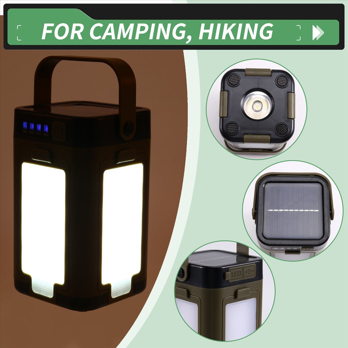 X08A Foldable LED Camping Lant - Power Outage Light incelemesi ve fiyatı