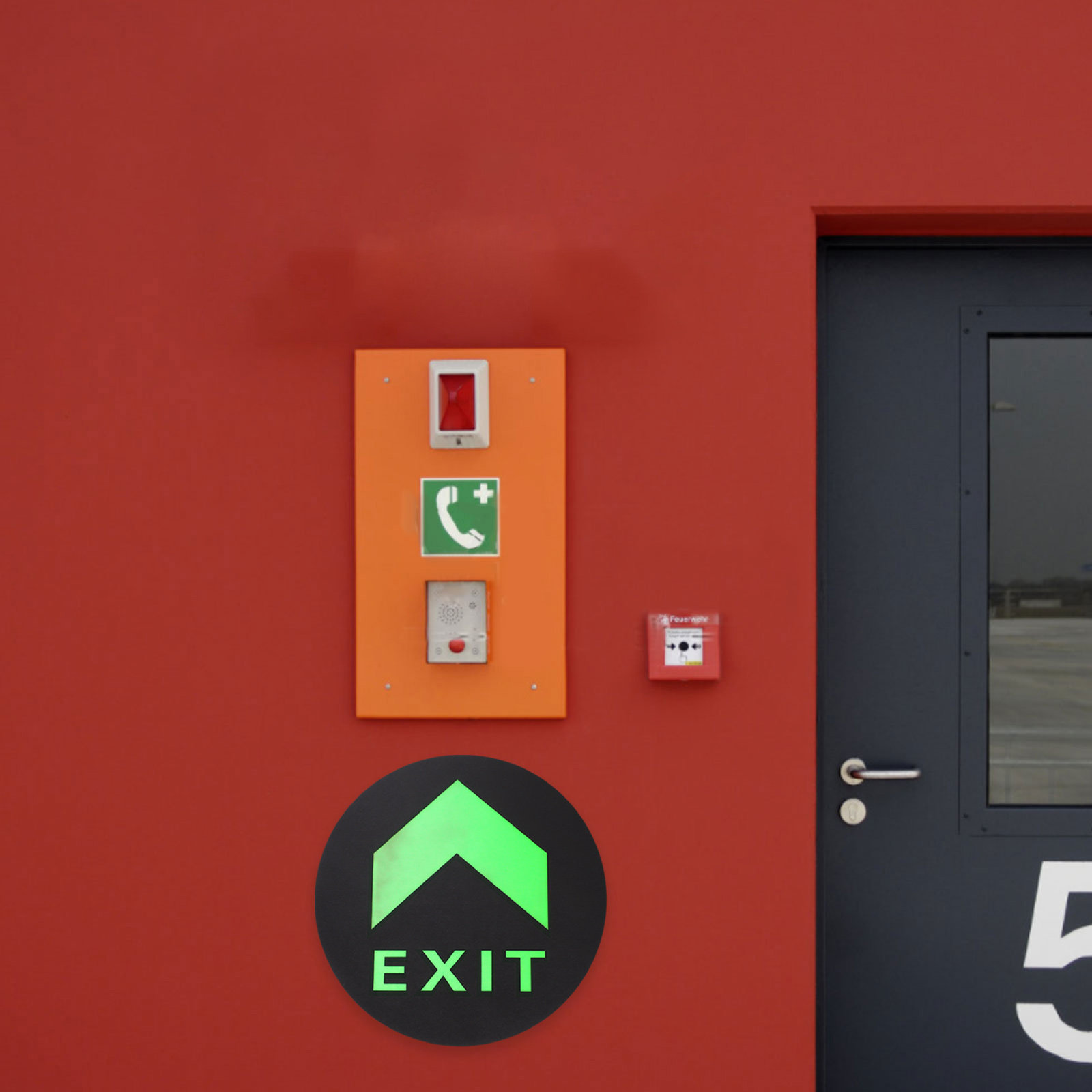 5Pcs Night Glow Exit Sign Stic - Emergency Exit Sign incelemesi ve fiyatı