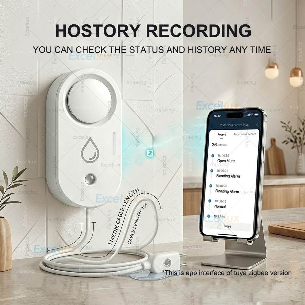 Smart Water Leak Sensor ZigBee - Water Alarm Sensor incelemesi ve fiyatı