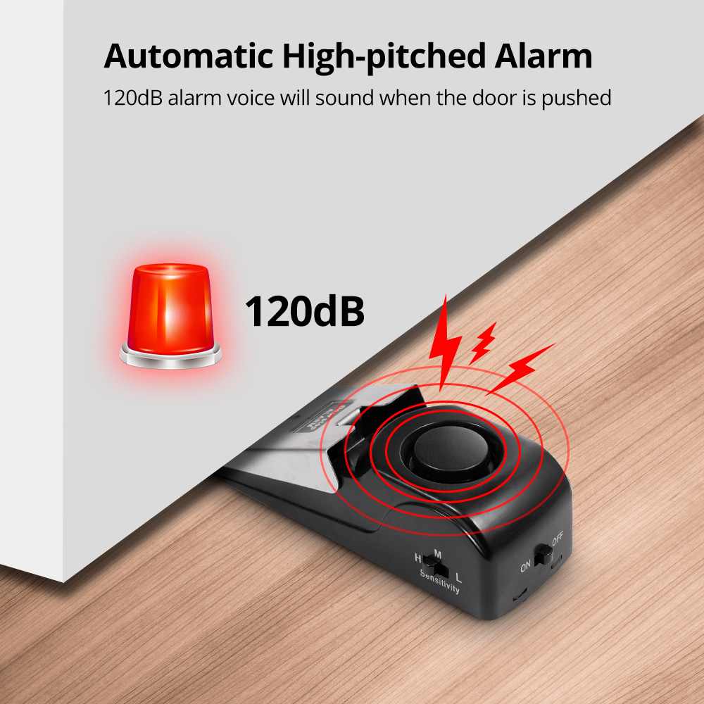 Door Stop Security Alarm 125dB - Door Stop Alarm incelemesi ve fiyatı