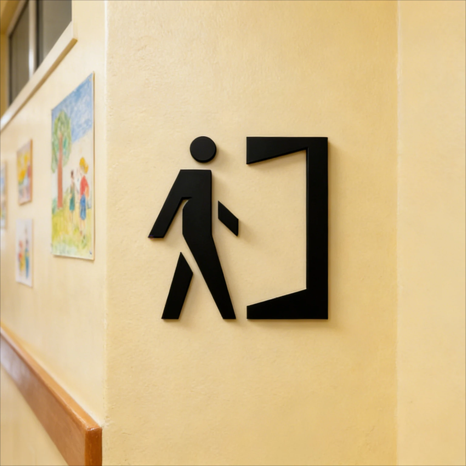 3D Acrylic Exit Sign Laser Cut - Emergency Exit Sign incelemesi ve fiyatı