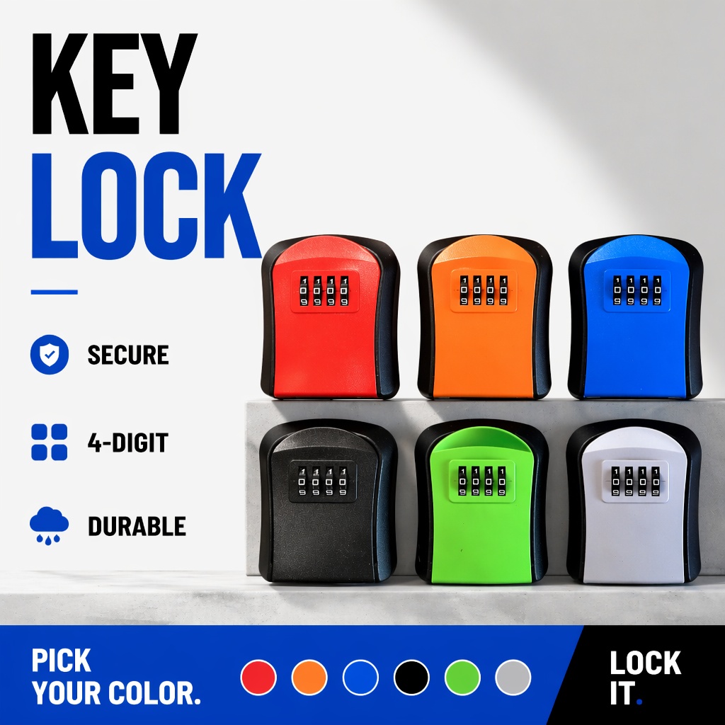 Wall Mount Waterproof Key Stor - Lockbox Key Secure incelemesi ve fiyatı