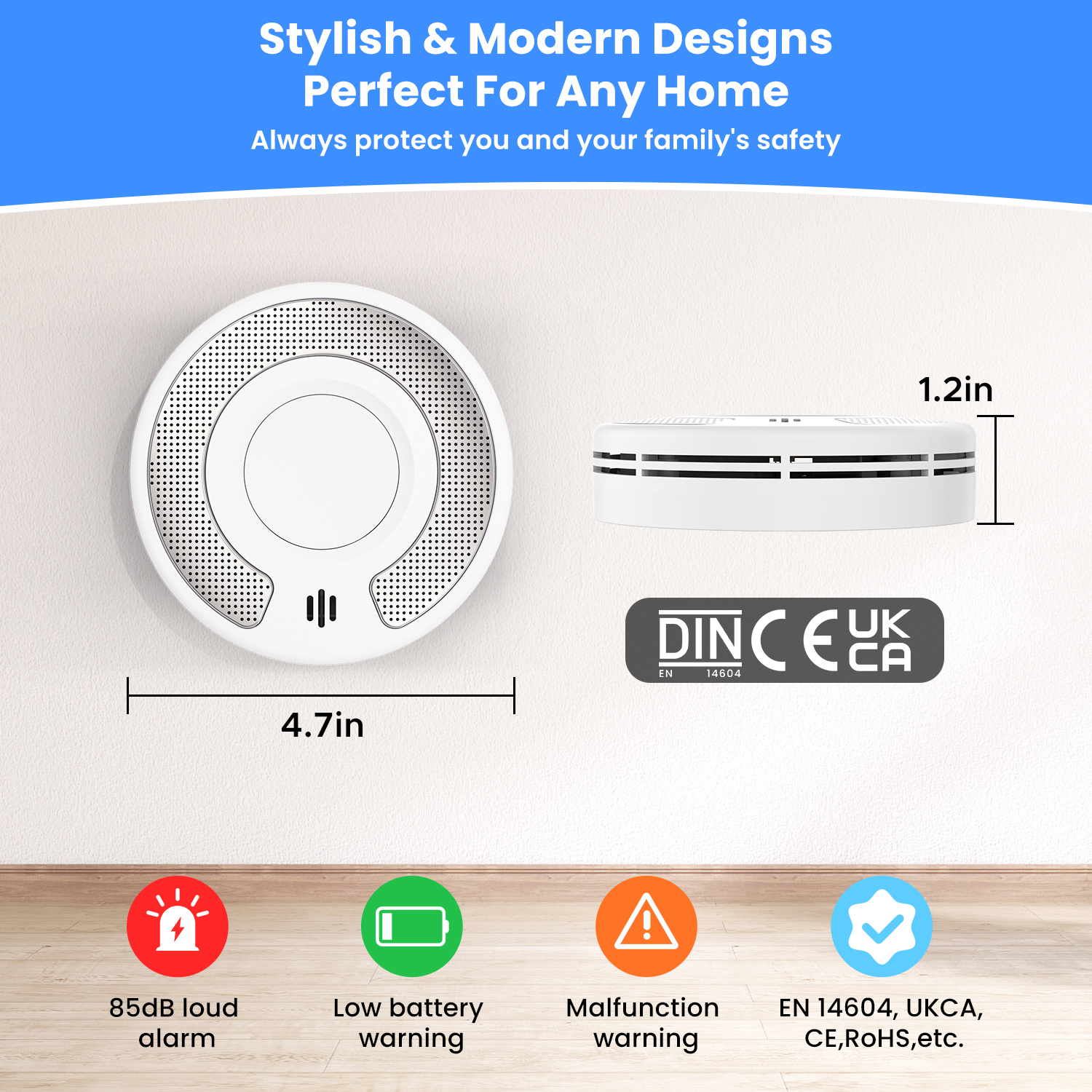 Standalone Smoke Alarm, Smoke  - Smoke Detector Interconnected incelemesi ve fiyatı
