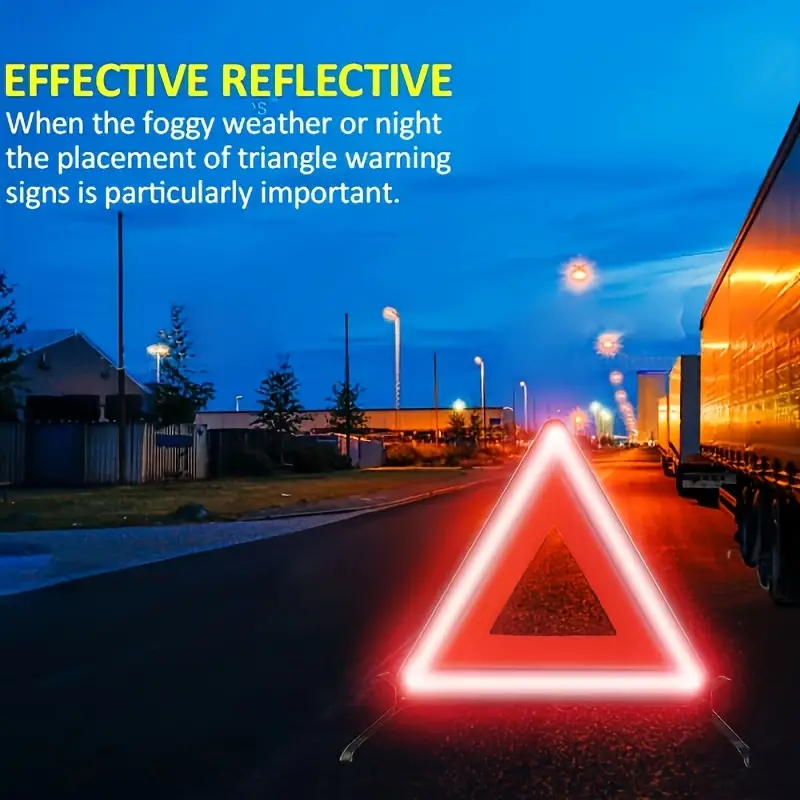 Red Reflective Car Tripod Fold - Emergency Exit Sign incelemesi ve fiyatı