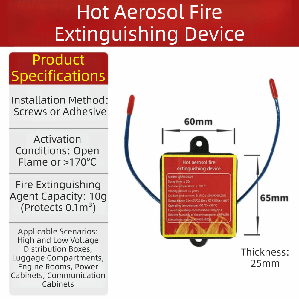 Dual-Line Design Flame Retarda - Fire Extinguisher Small incelemesi ve fiyatı