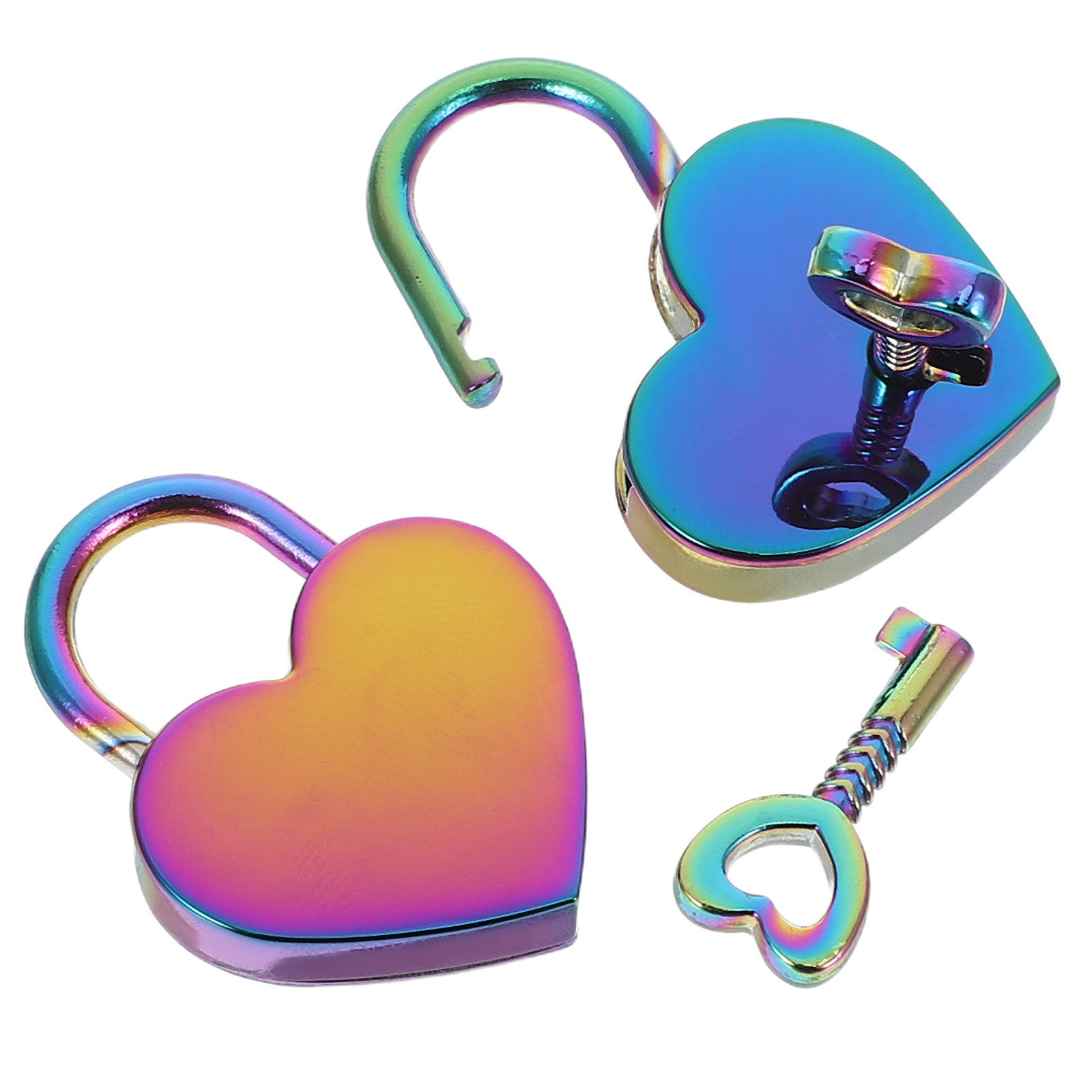 2Set Mini Heart Shaped Padlock - Lockbox Key Secure incelemesi ve fiyatı